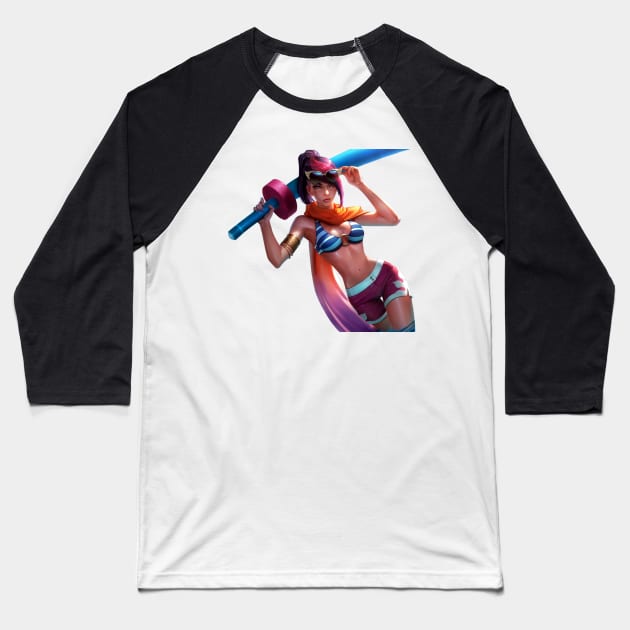 Pool Party Fiora Baseball T-Shirt by Genessis